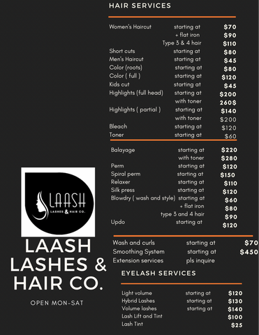 Price List